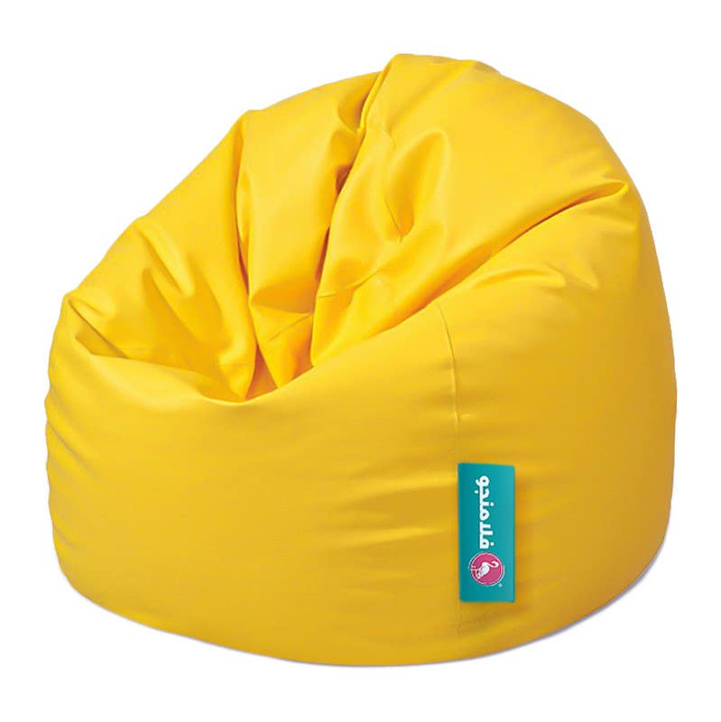 Flamingo Bean Bag, 80×60 cm - Yellow