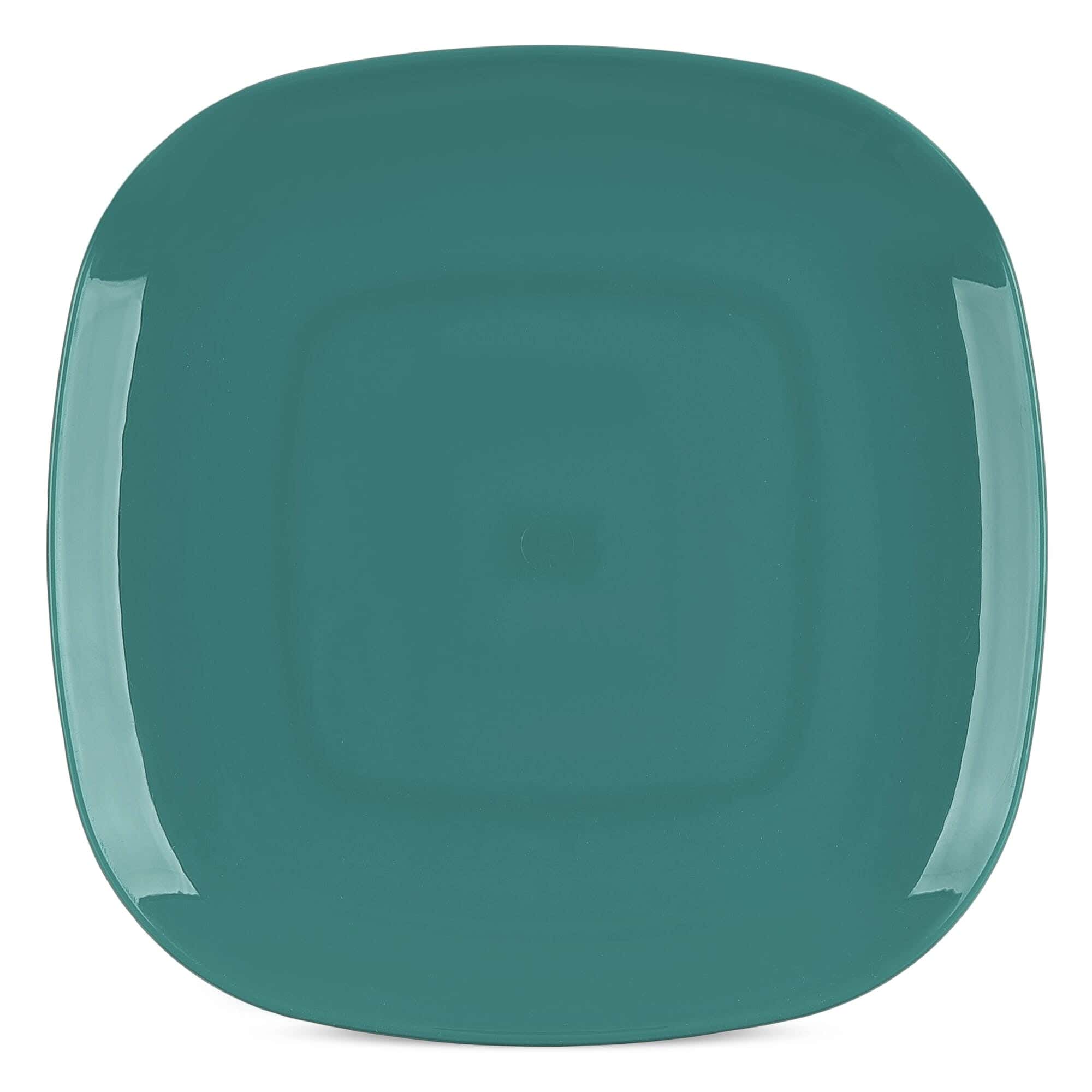Eden Basic M Design Square Deep Bowl For Children, 26Cm, Plastic - Blue
