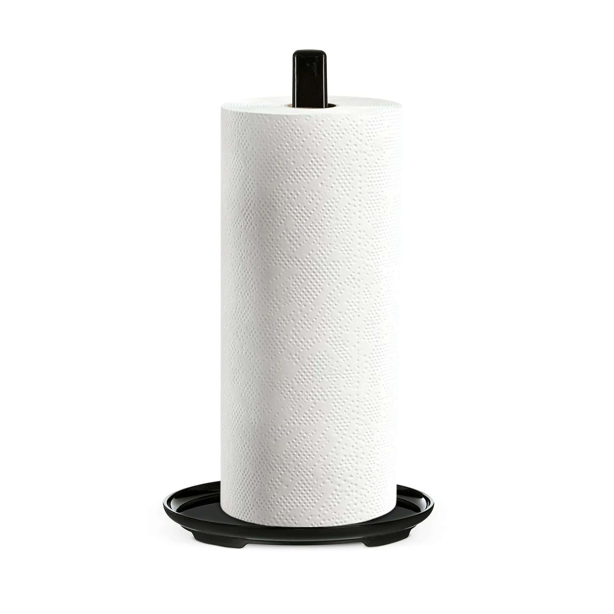 M Design Kitchen Plastic Tissue Holder - Black