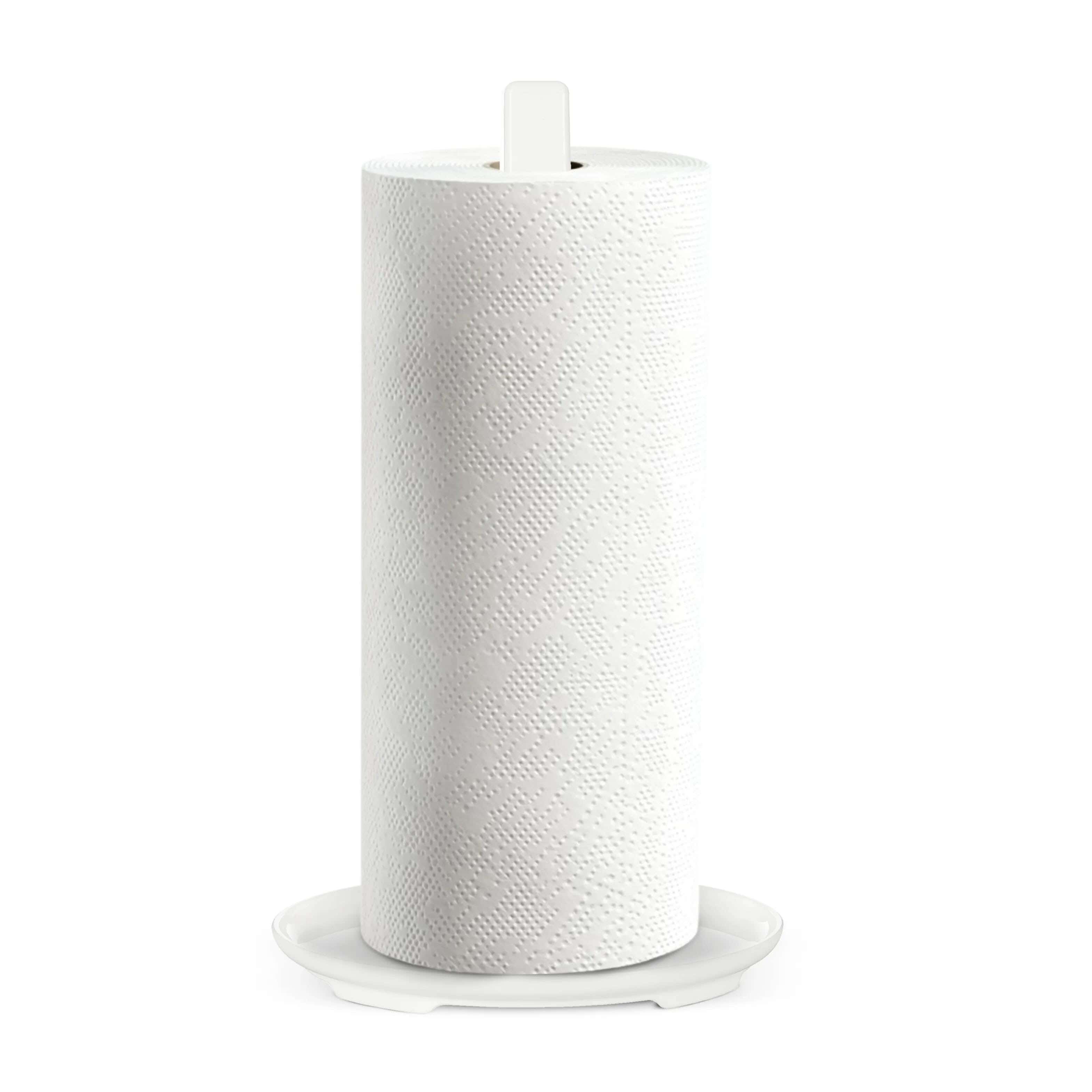 M Design Kitchen Plastic Tissue Holder - White