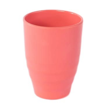 Bright Designs Cups Set, Melamine, 10x7 cm, 6 Pieces - Light Orange
