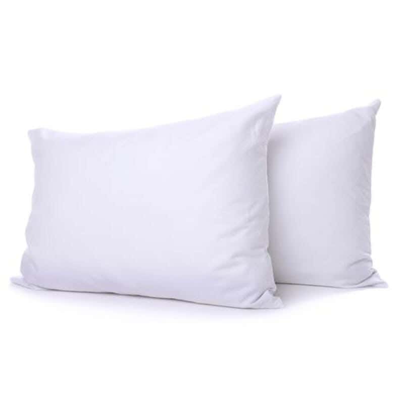 Microfiber Tiba Pillow, 45×65 cm, Two Pieces - White