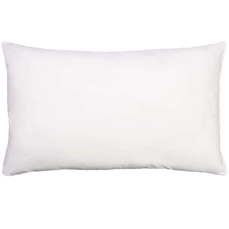 Snooze Microfiber Feather Replacement Pillow, 50×70 cm - White