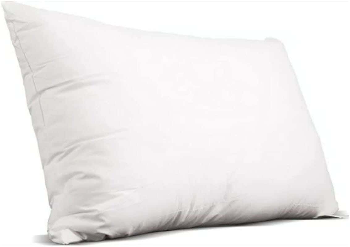 Microfiber Snooze Pillow, 45×45 cm - White