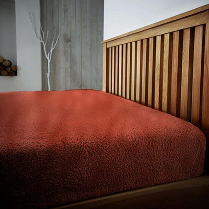 Fur Snooze Heater With Stick, 100×195+30 cm, One Piece