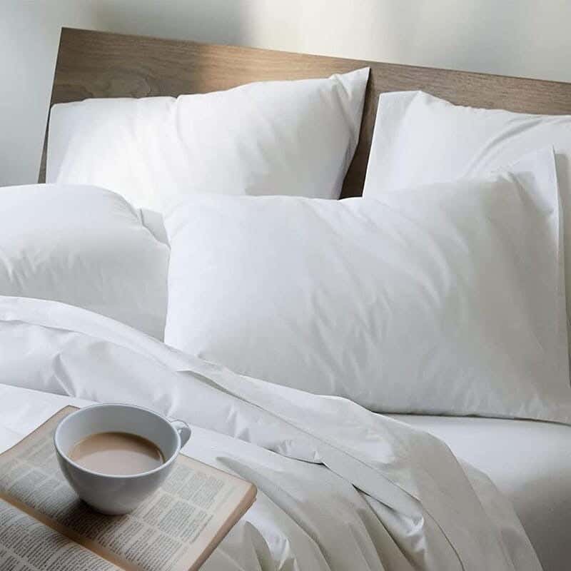 Snooze Microfiber Pillowcase Set, 2 Pieces, 45×65 cm - White