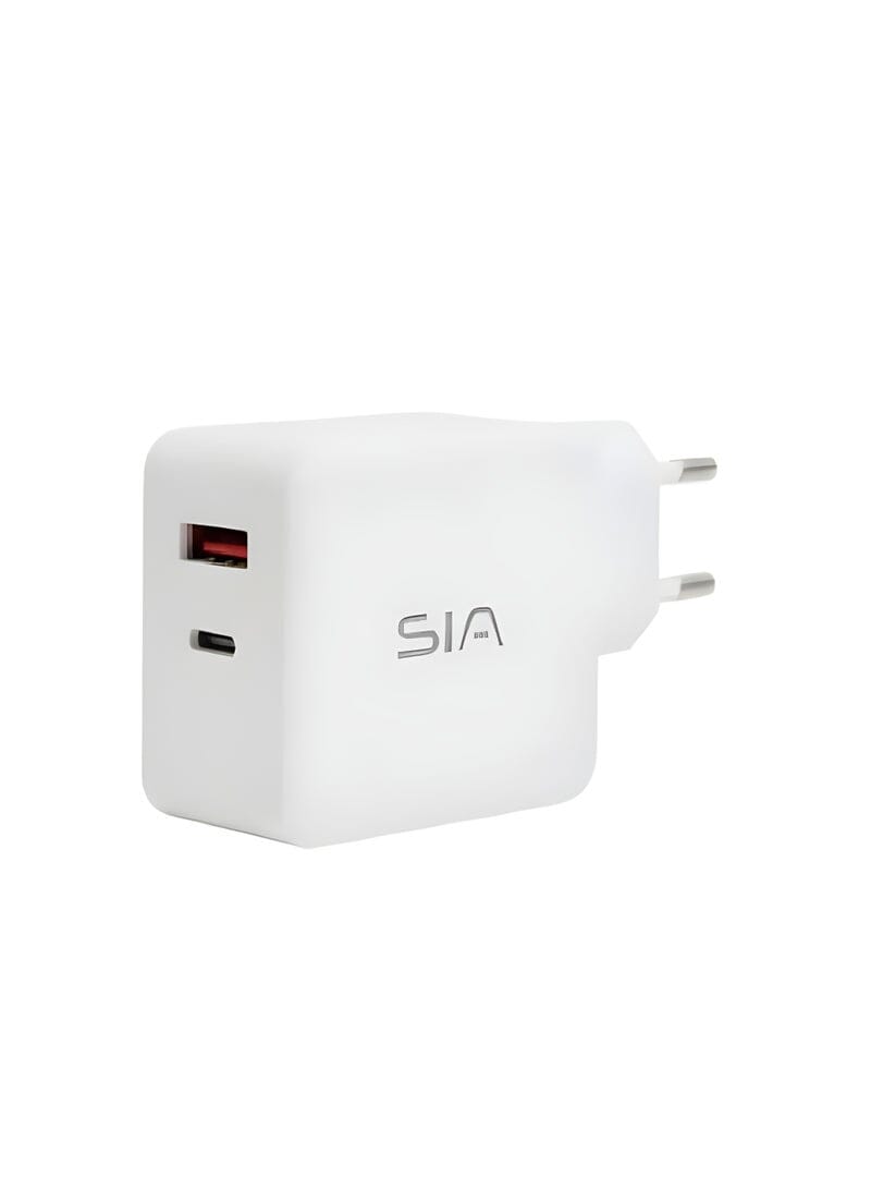 Sia Wall Charger, 45W, Power Delivery (PD), CH0045W - Black