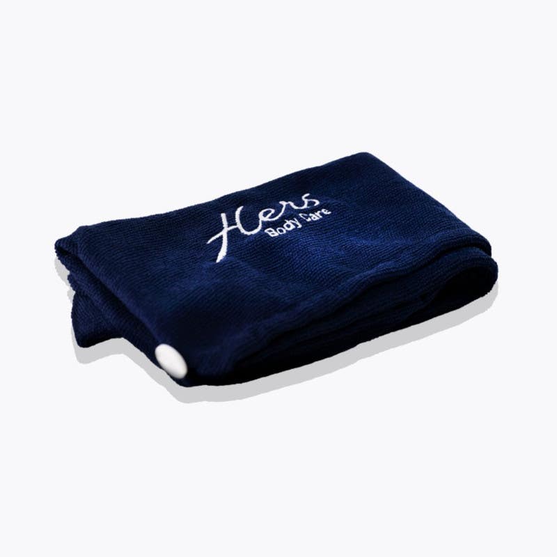 HERS Anti Frizz Microfiber Towel , 1 piece - dark blue