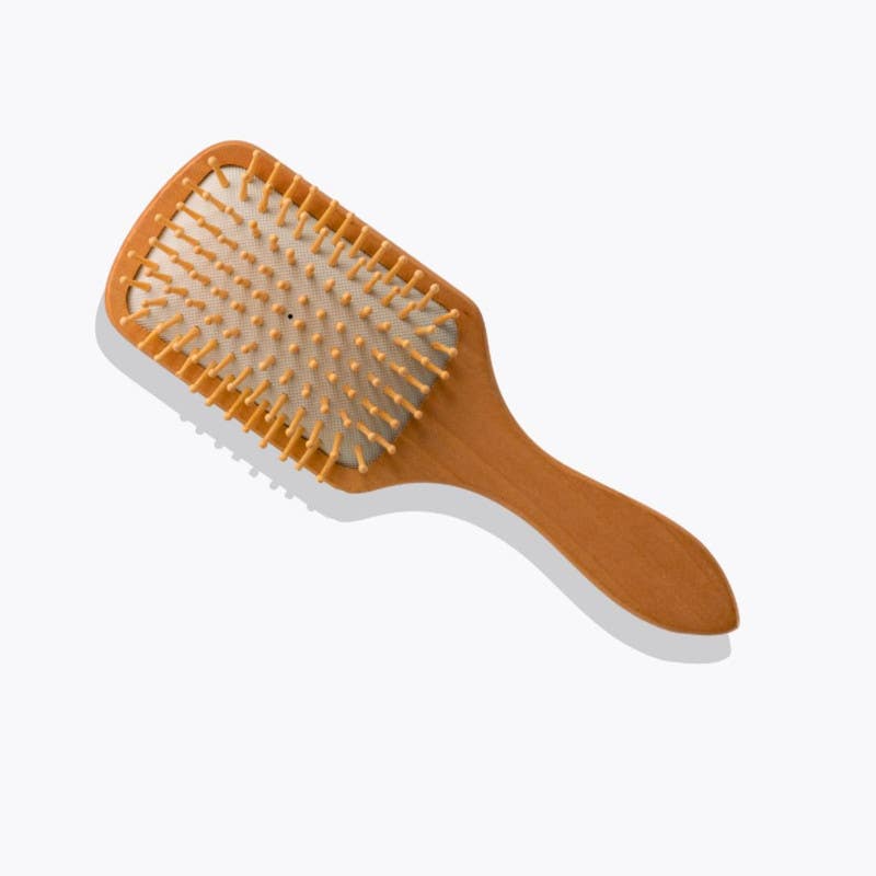 HERS Wooden brush , 1 piece - brown