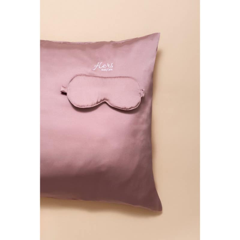 HERS Satin Eye mask , 1 piece - pink