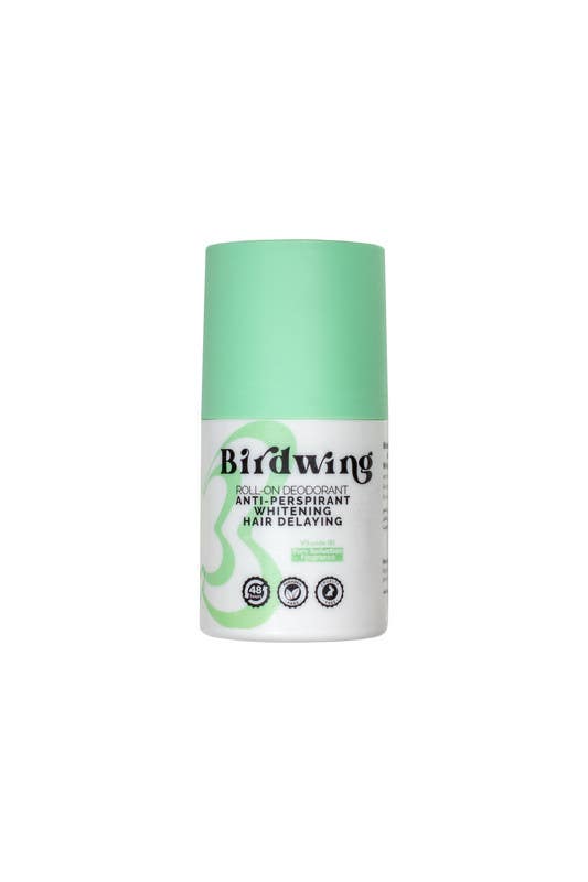 Birdwing Deodorant, Skin Lightening, Hair Growth Reduction, Safe for Sensitive Skin, 50ml, Pure Seduction Fragrance - White Green