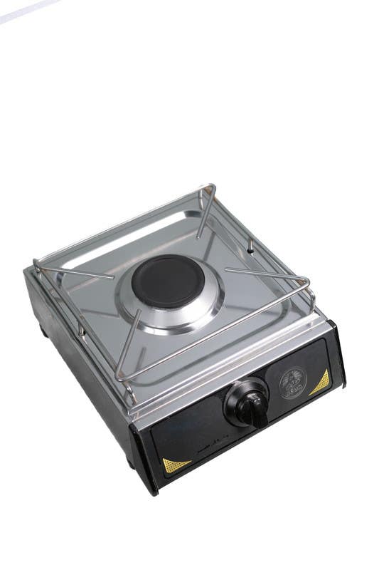 Al Noor gas stove, one burner - silver