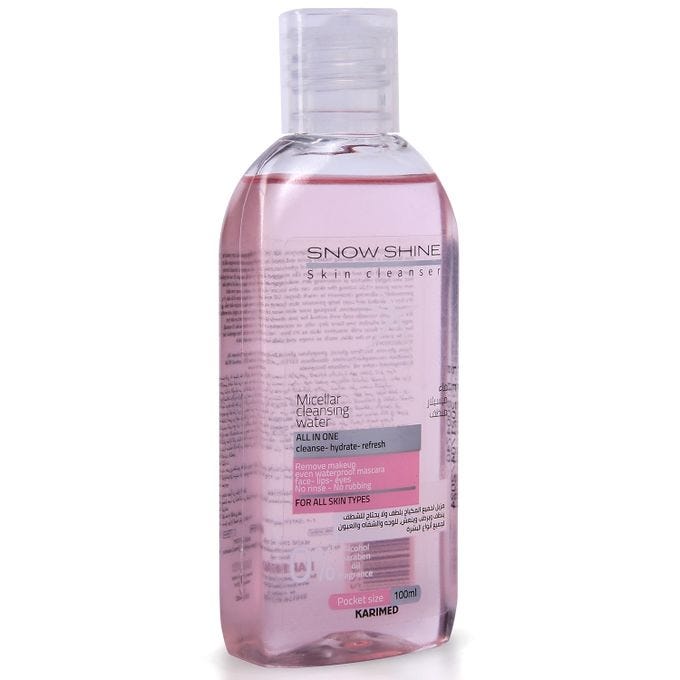Snow Shine Micellar Water Makeup Remover, 100ML