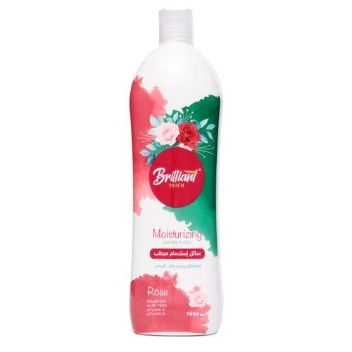 Brilliant Touch Shower Gel With Moisturizer, Rose Scent, 1 Liter