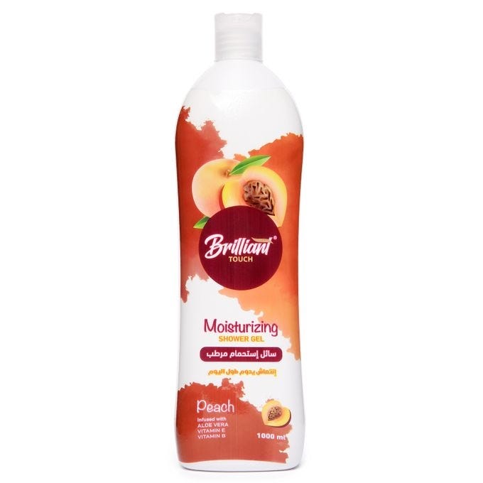 Brilliant Touch Shower Gel With Moisturizer, Peach Scent, Liter
