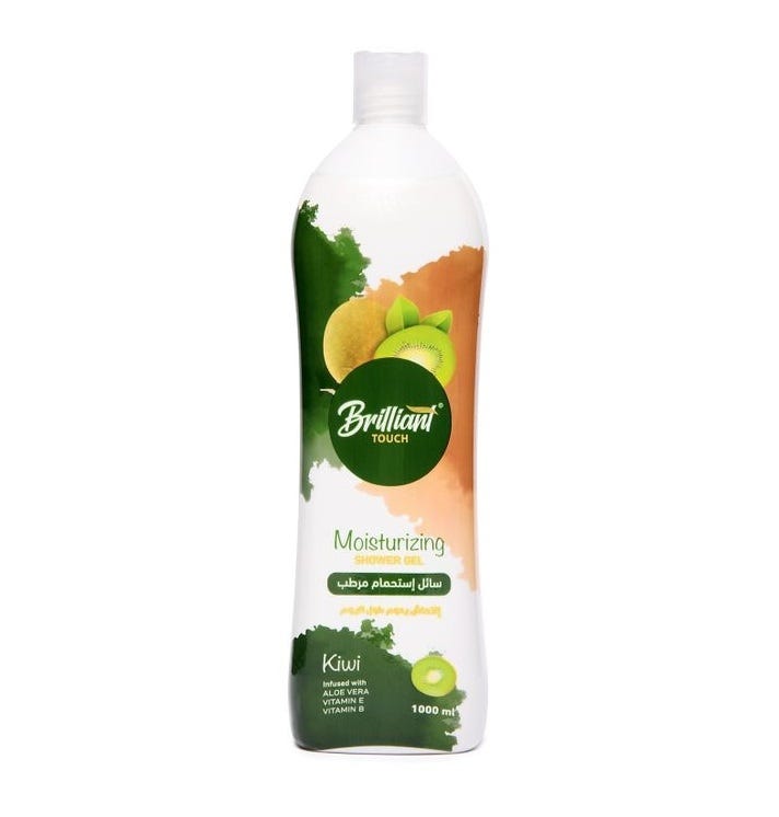 Brilliant Touch Shower Gel With Moisturizer, Kiwi Scent, 1 Liter