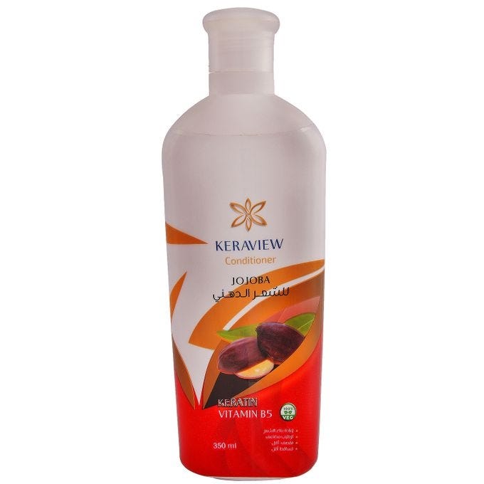 Keraview Keratin Conditioner Jojoba Oil For Greasy And Oily Hair, 350ml
