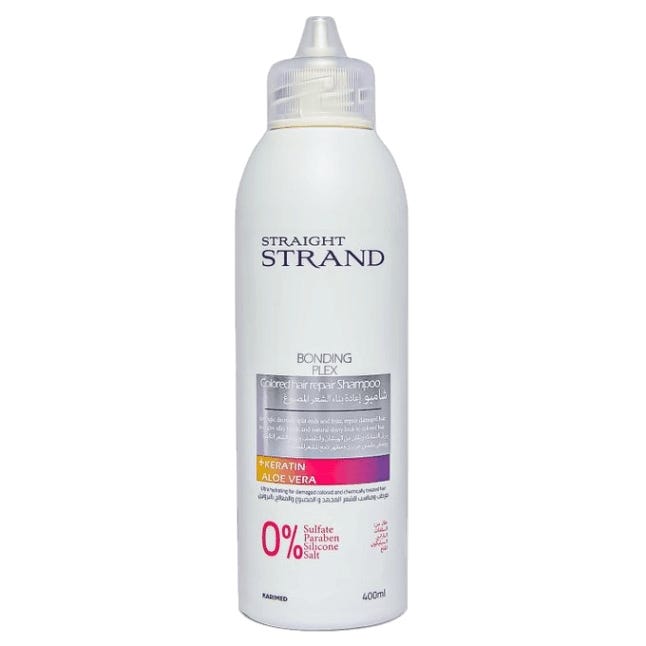 Straight Strand Free Sulfate Shampoo For Colored Hair Care, 400ml