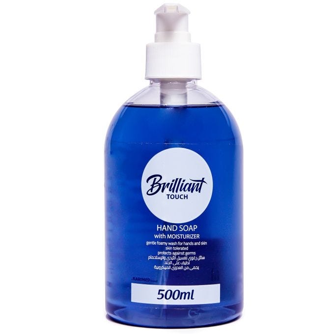 Brilliant Touch Hand Wash With Moisturizer, 500ml - Purple