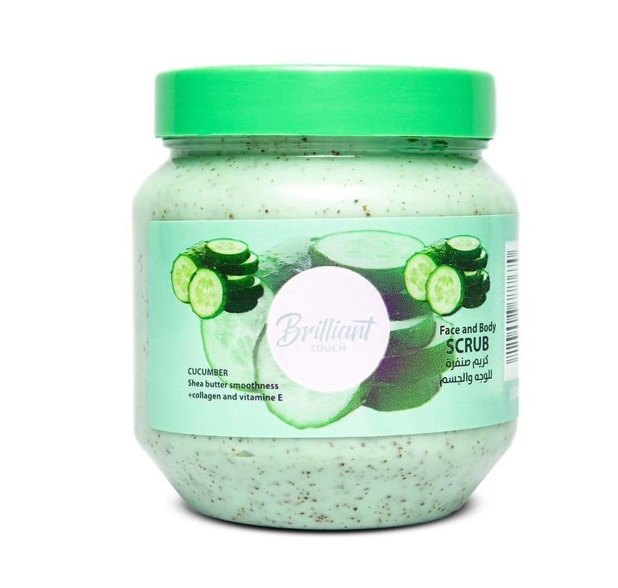 Brilliant Touch Face & body Cucumber Scrub, 250ml