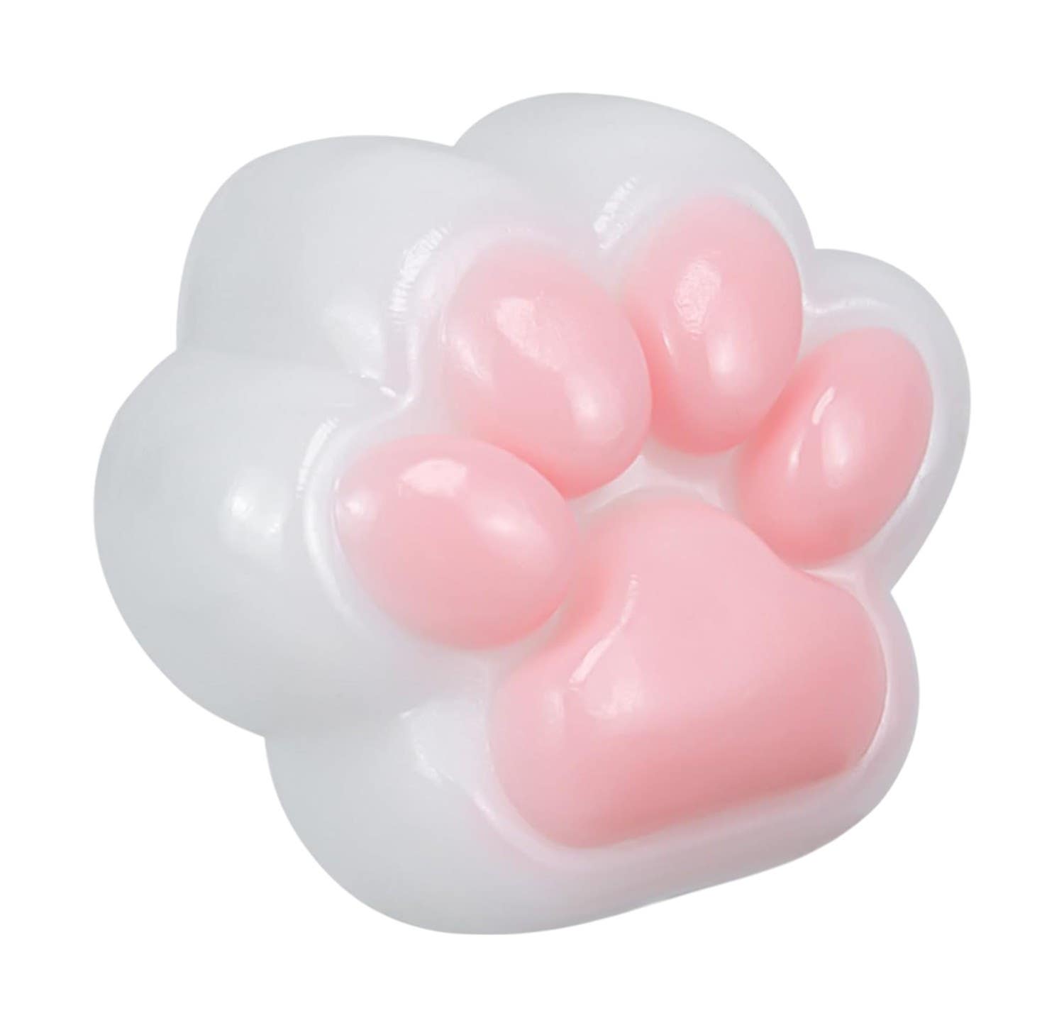 Angerbaby Stress Relief Design Silicone Stress Relief Toy - Pink White