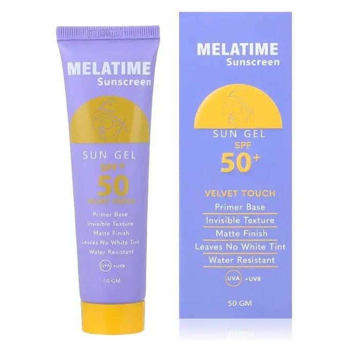 Melatime Sunscreen Gel Spf50+ 50 Gm