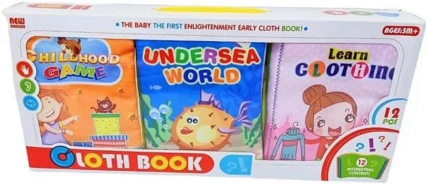 Alsafwa Canvas Educational Books, 6 Books - Multicolor