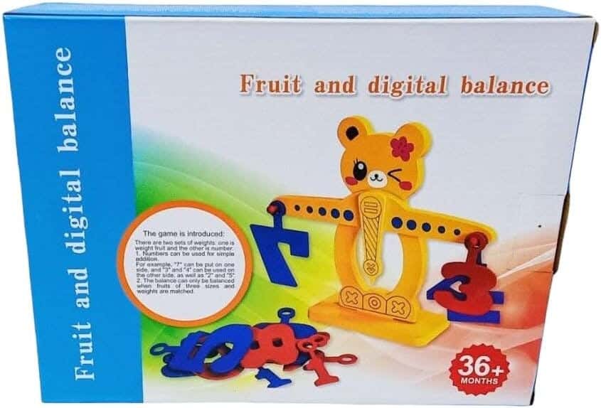 Alsafwa W11-3 Teddy Bear Number Scale - Multicolor