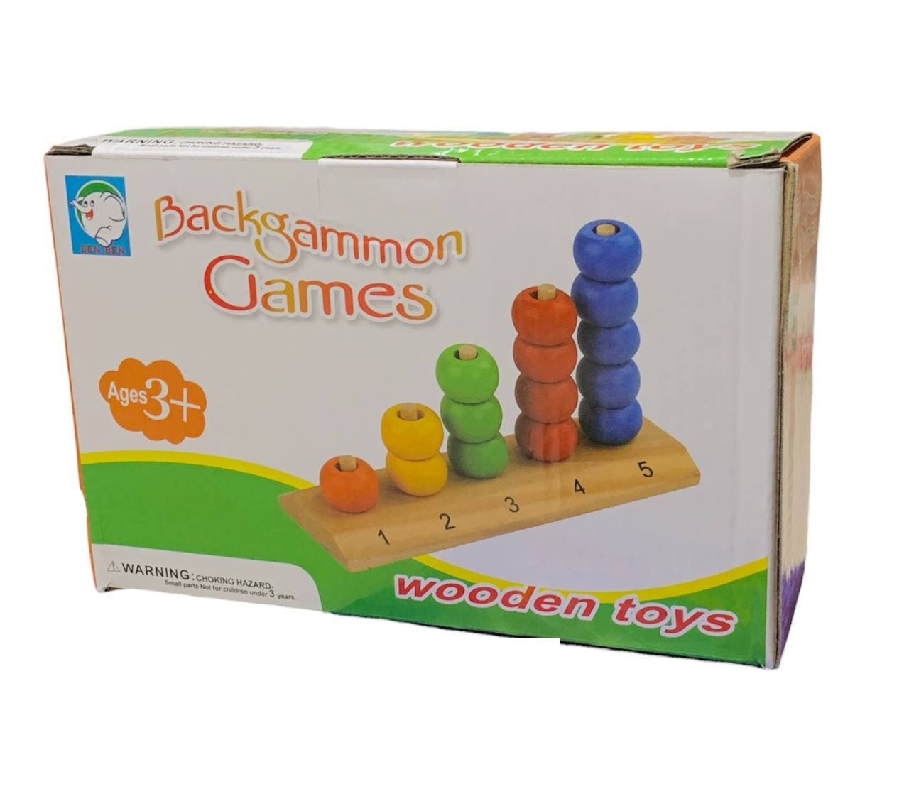 Alsafwa W45-3 1 To 5 Counting Toy for Unisex Children - Multicolor
