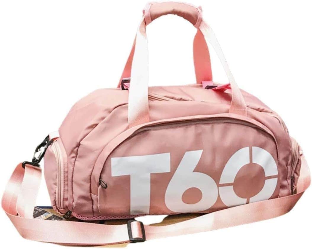 T60 Gym Luggage Duffle Bag for Women - Pink