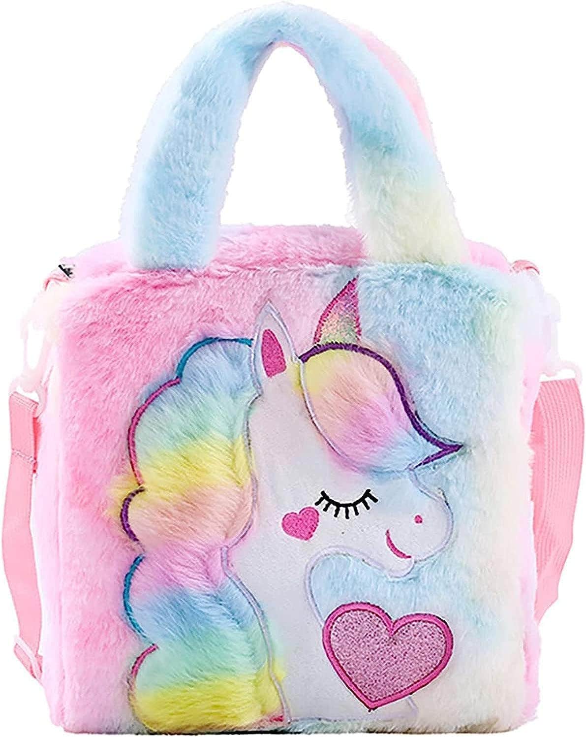 Aligo Girls Unicorn Tote Shoulder Bag for Girls - Multicolor