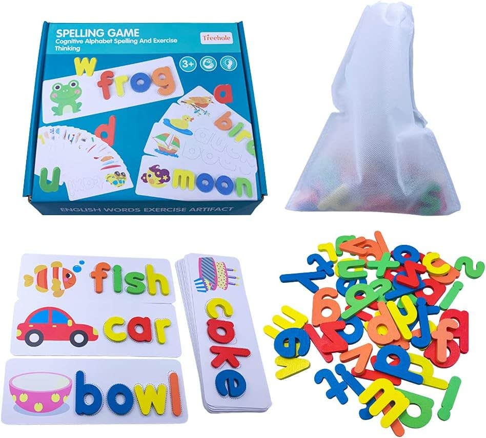 Aomiano Color Recognition Design Wood Flash Cards - Multicolor