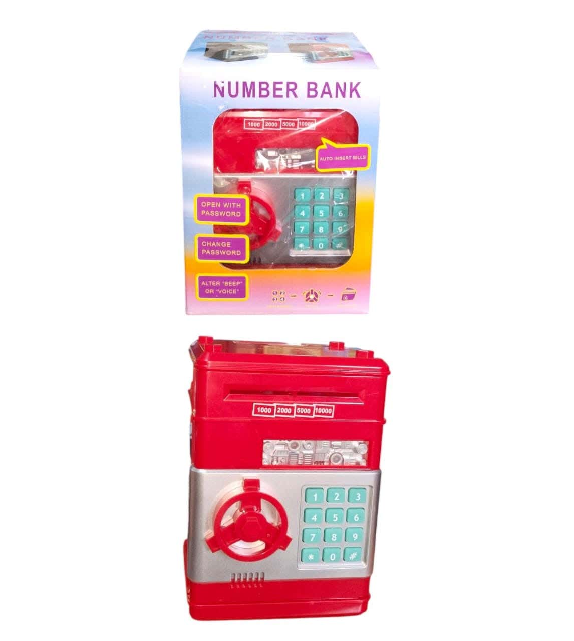 Alsafwa W47-21-2 Money Safe Toy for Unisex Children - Pink