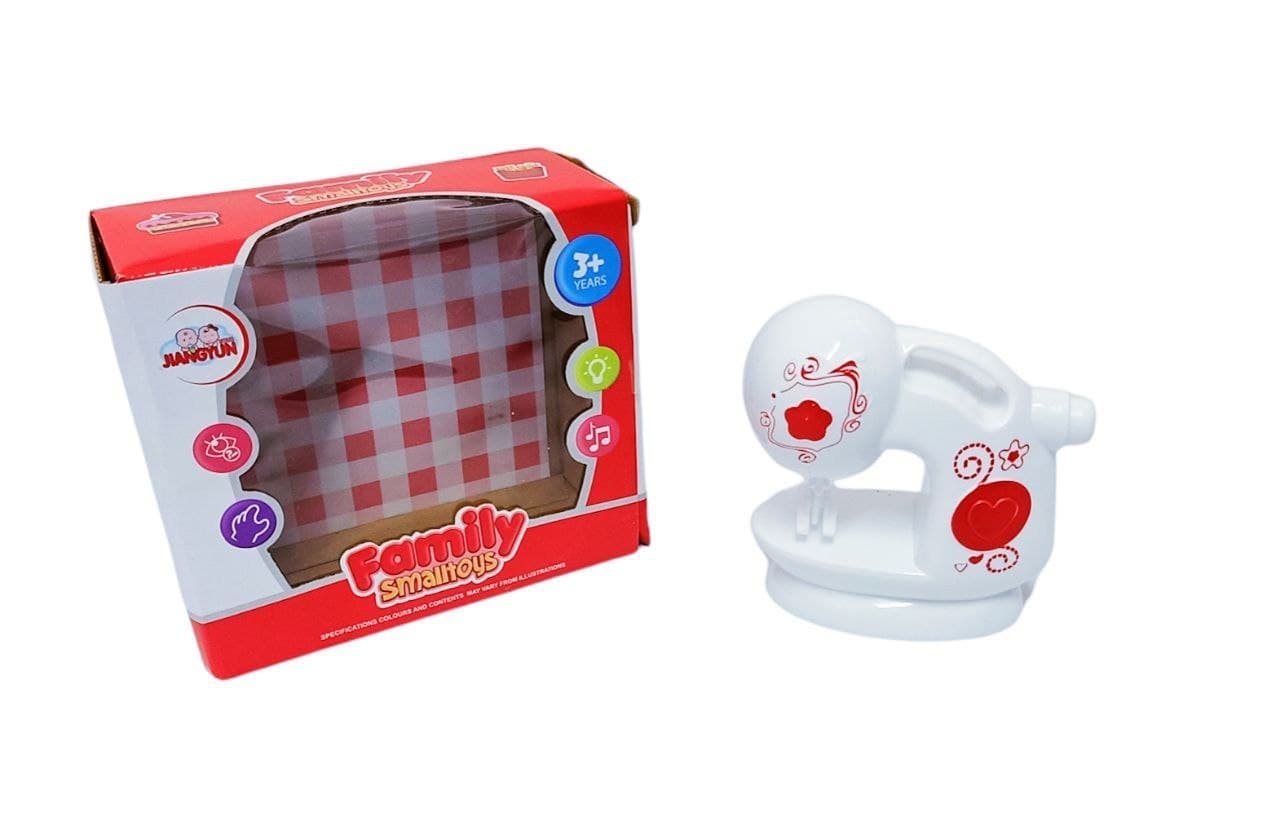 Alsafwa W49-10-1 Sewing Machine Toy for Unisex Children - White Red