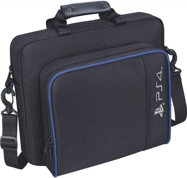 Travel Shoulder Bag for PlayStation 4, PlayStation 4 Pro, PlayStation 4 Slim - Black