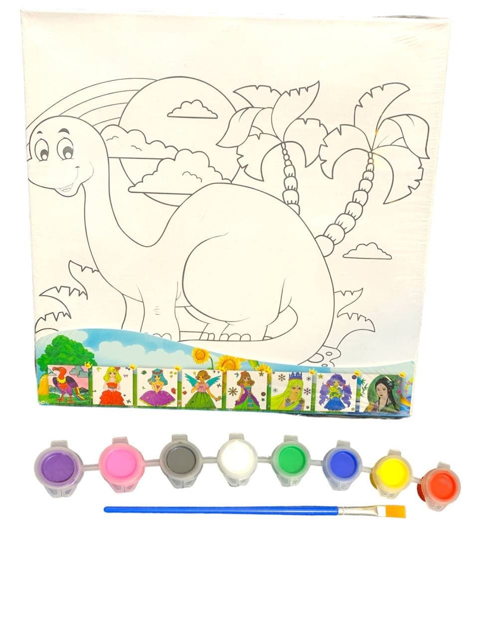 Alsafwa W50-112-1 Dinosaur Coloring Toy for Unisex Children - Multicolor