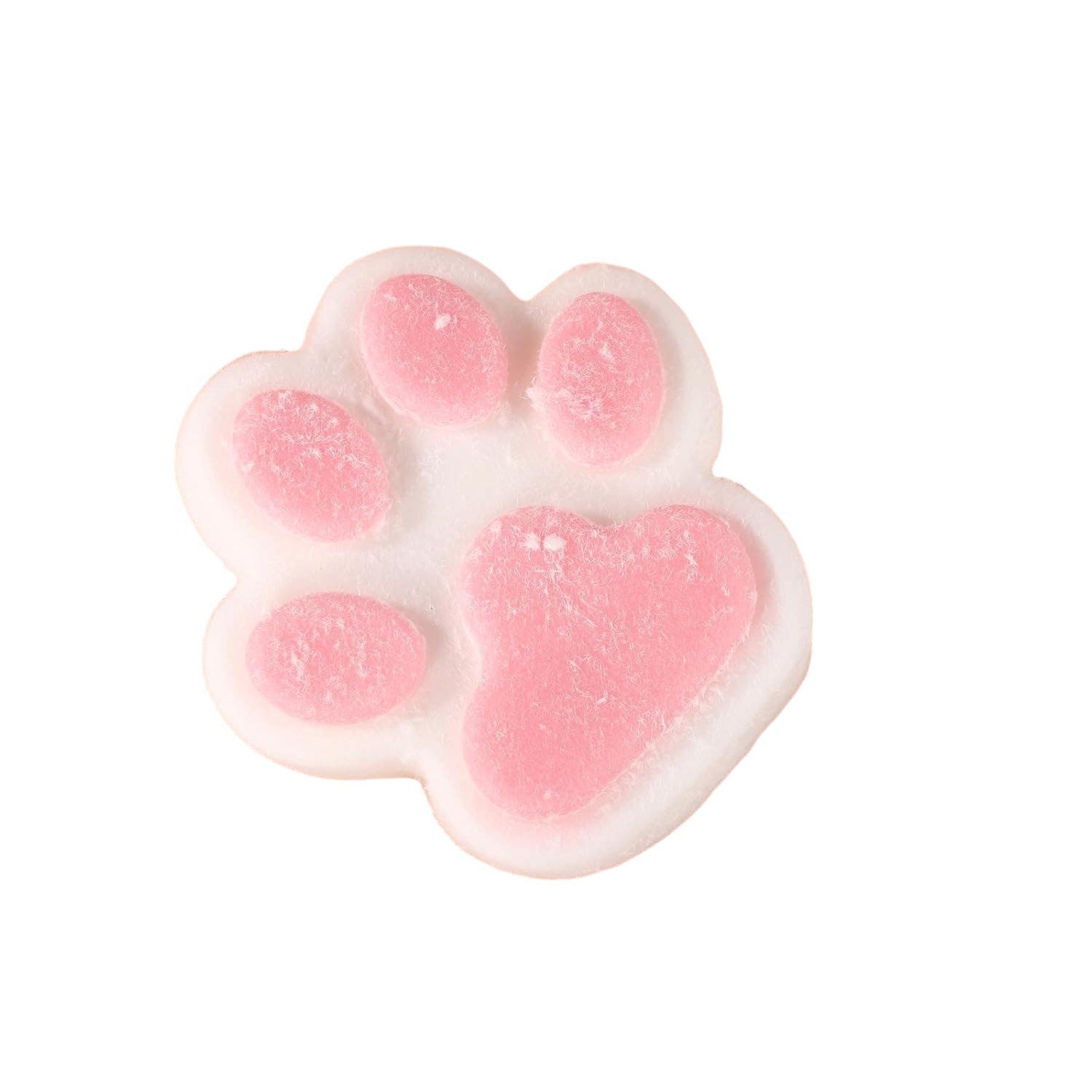 Xihircd Stress Relief Design Silicone Squeeze Toy, 5 Inch - Pink White