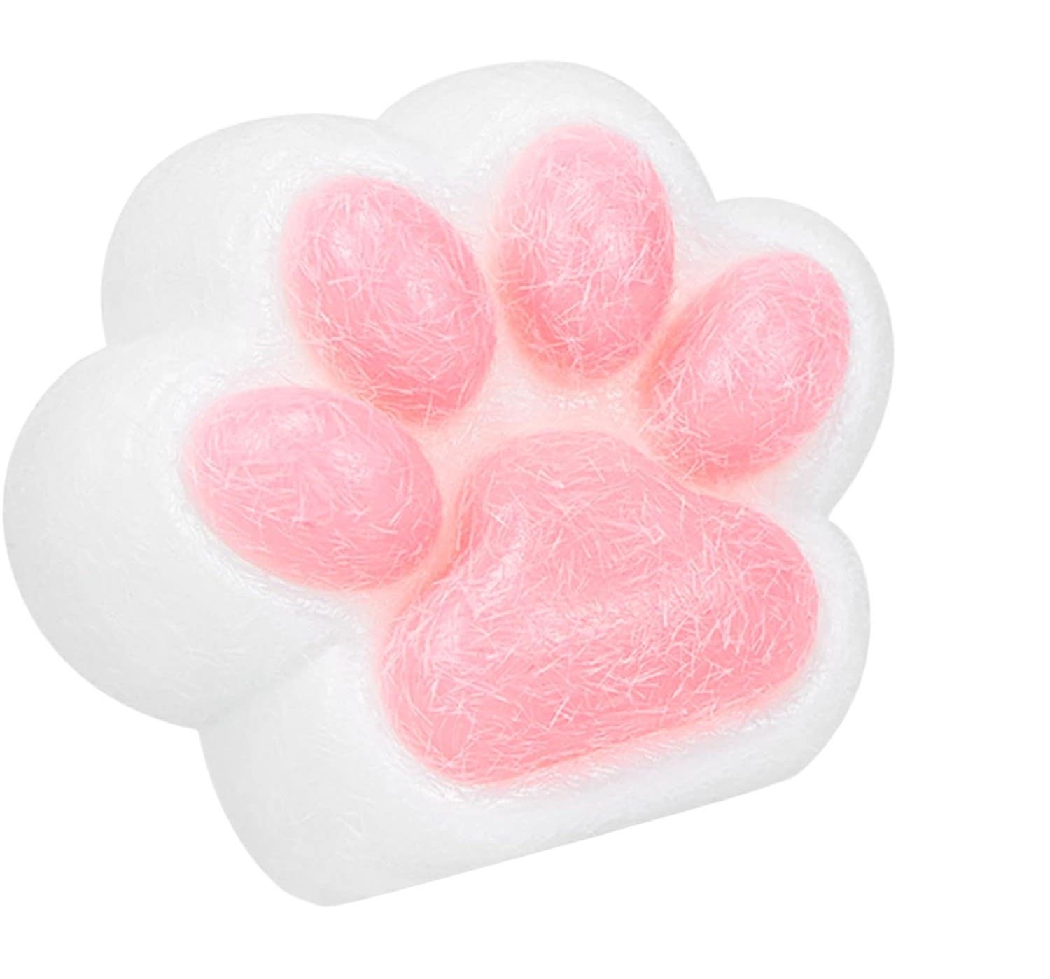 Angerbaby Kawaii Design Silicone Squishy Toy - Pink White