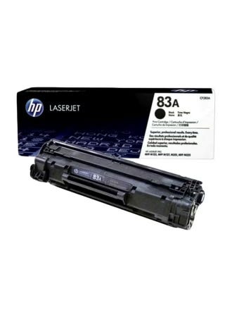 HP LaserJet Toner Cartridge, 83A, CF283A - Black