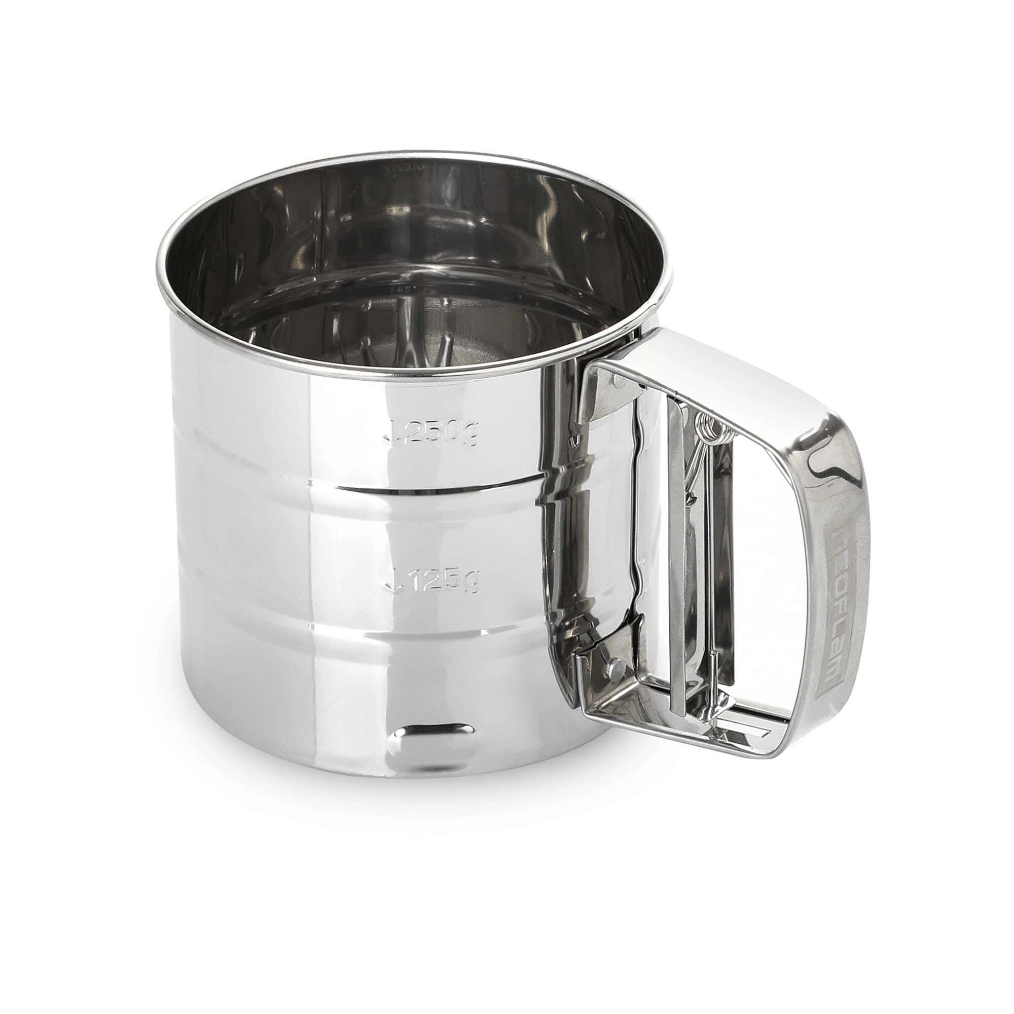 Stainless Steel Flour And Sugar Sieve - Silver