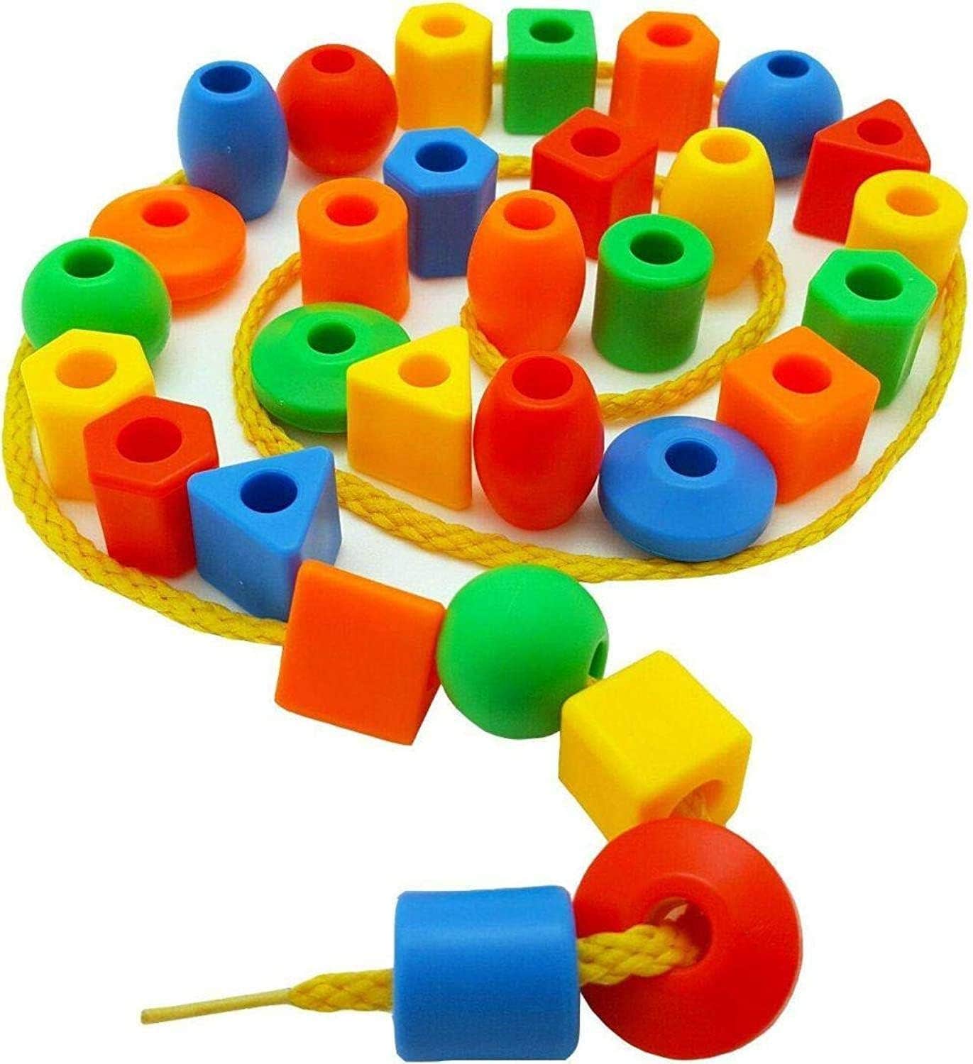 Educational Design Beads Matching and Merging Toy - Multicolor