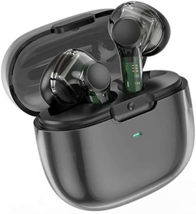 Wiwu AirPods, Wireless, Voice Assistant, Noise Cancelling - Black