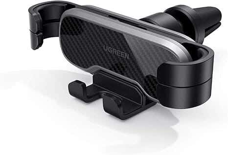 Ugreen Car Mobile Phone Holder, Retractable Cable, 80539 - Black
