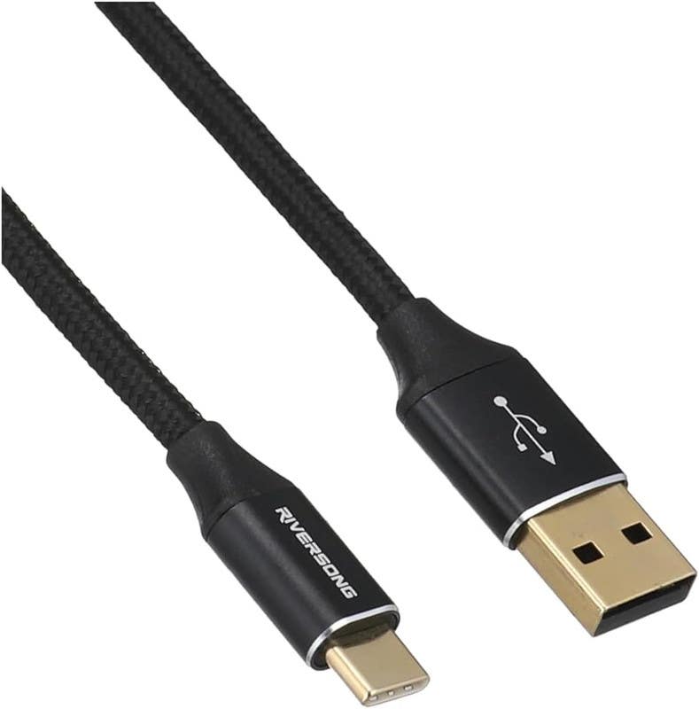 Riversong CT31 Cable, Hercules Type C USB, 1 meter - Black