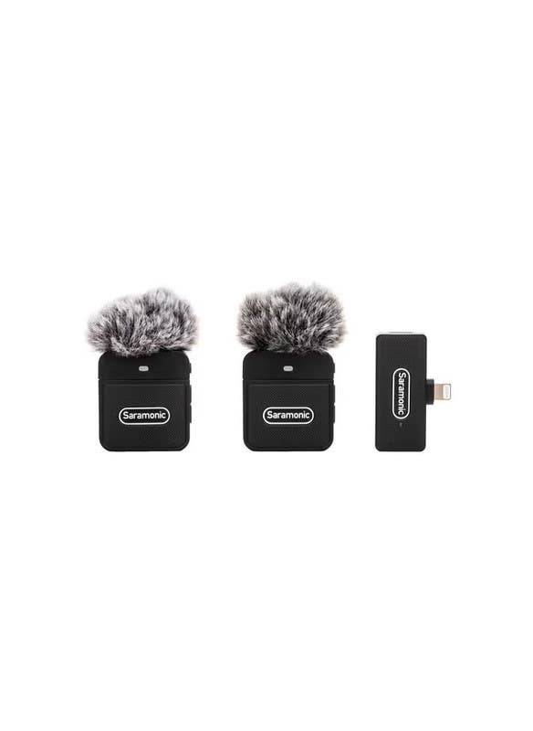 Saramonic Blink 100 B4 2-Person Wireless Microphone, 2.4GHz Dual Channel, Black