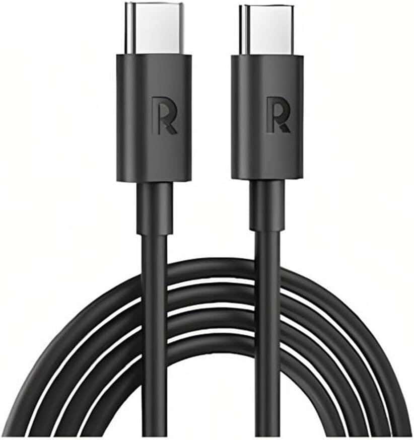 RAVPower Charging Cable, Type-C, 1 Meter, 46W - Black