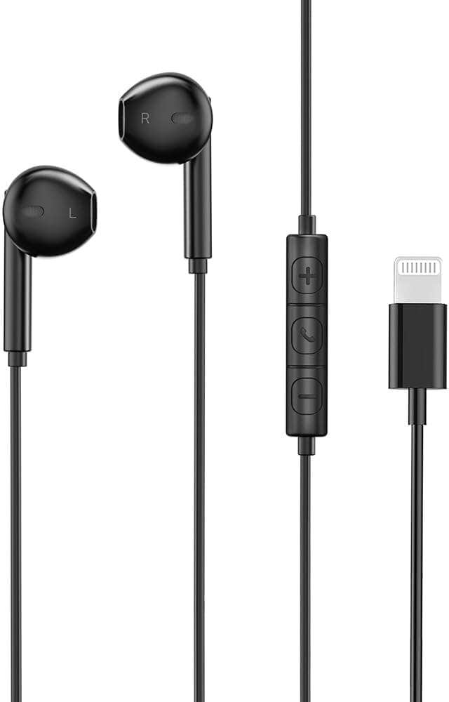 RAVPower RP-BH1005 Lightning Wired Earphones - Black