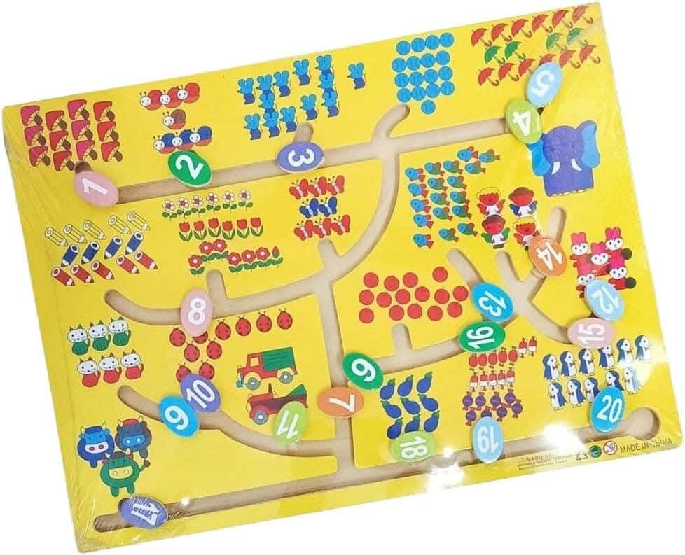 Alsafwa W27-10 Number Maze Game - Multicolor