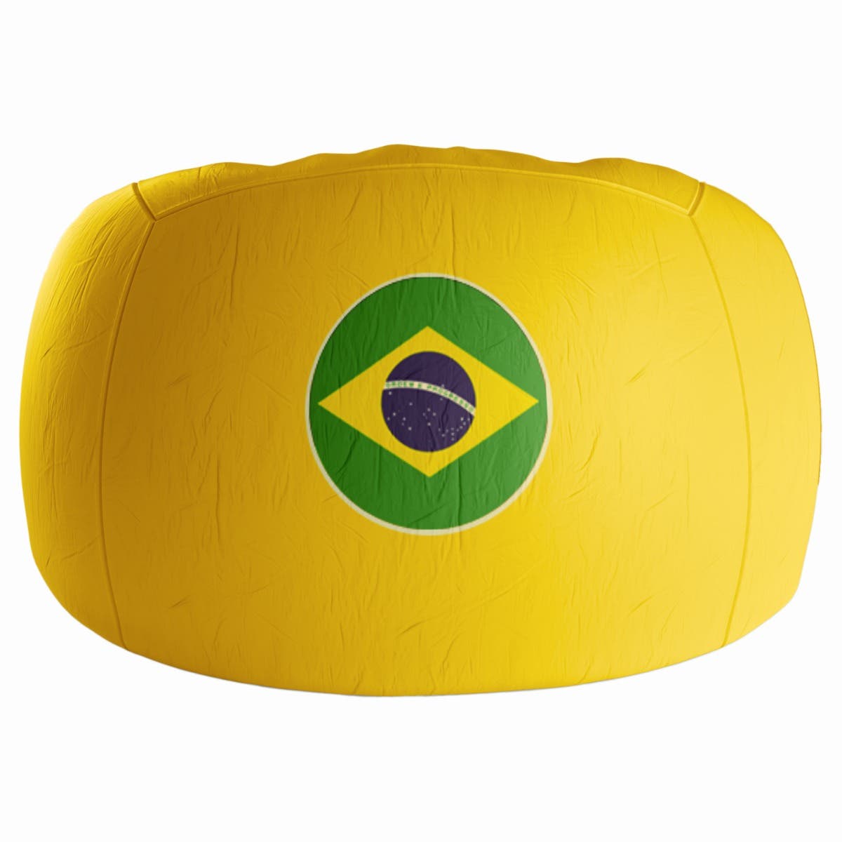 Flamingo Brazil Flag Waterproof Bean Bag, 90×70 cm