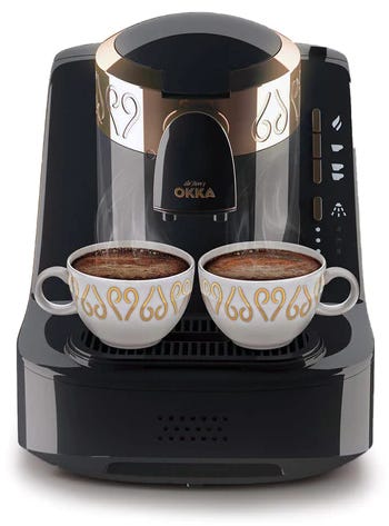 Arzum OK001 Okka Automatic Turkish Coffee Machine, 710 Watt - Black